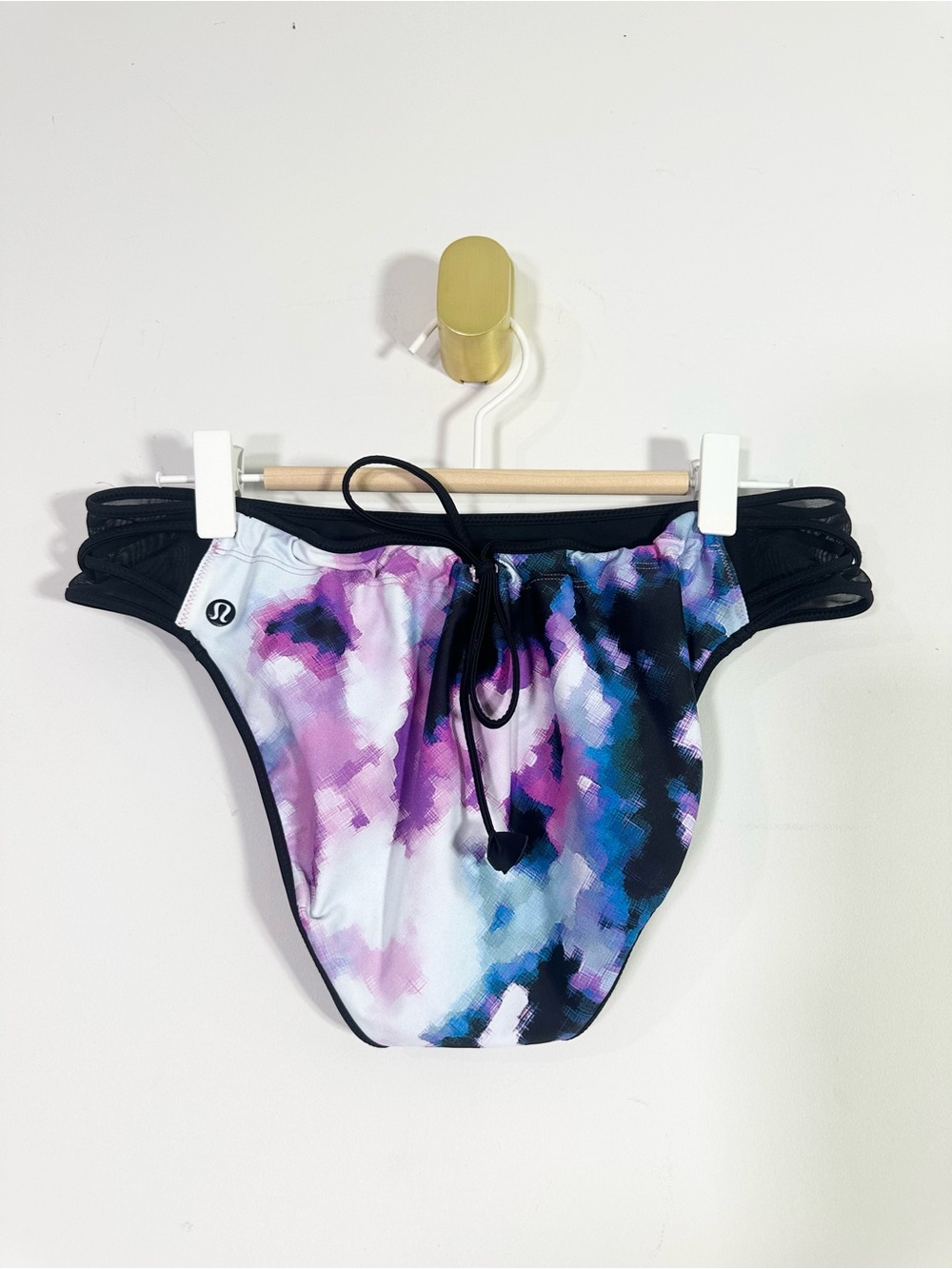 Lululemon Water Surf to Sand Reversible Two-Piece Purple Black Bikini Swimsuit - Picture 9 of 9